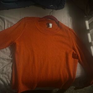 Orange sweater